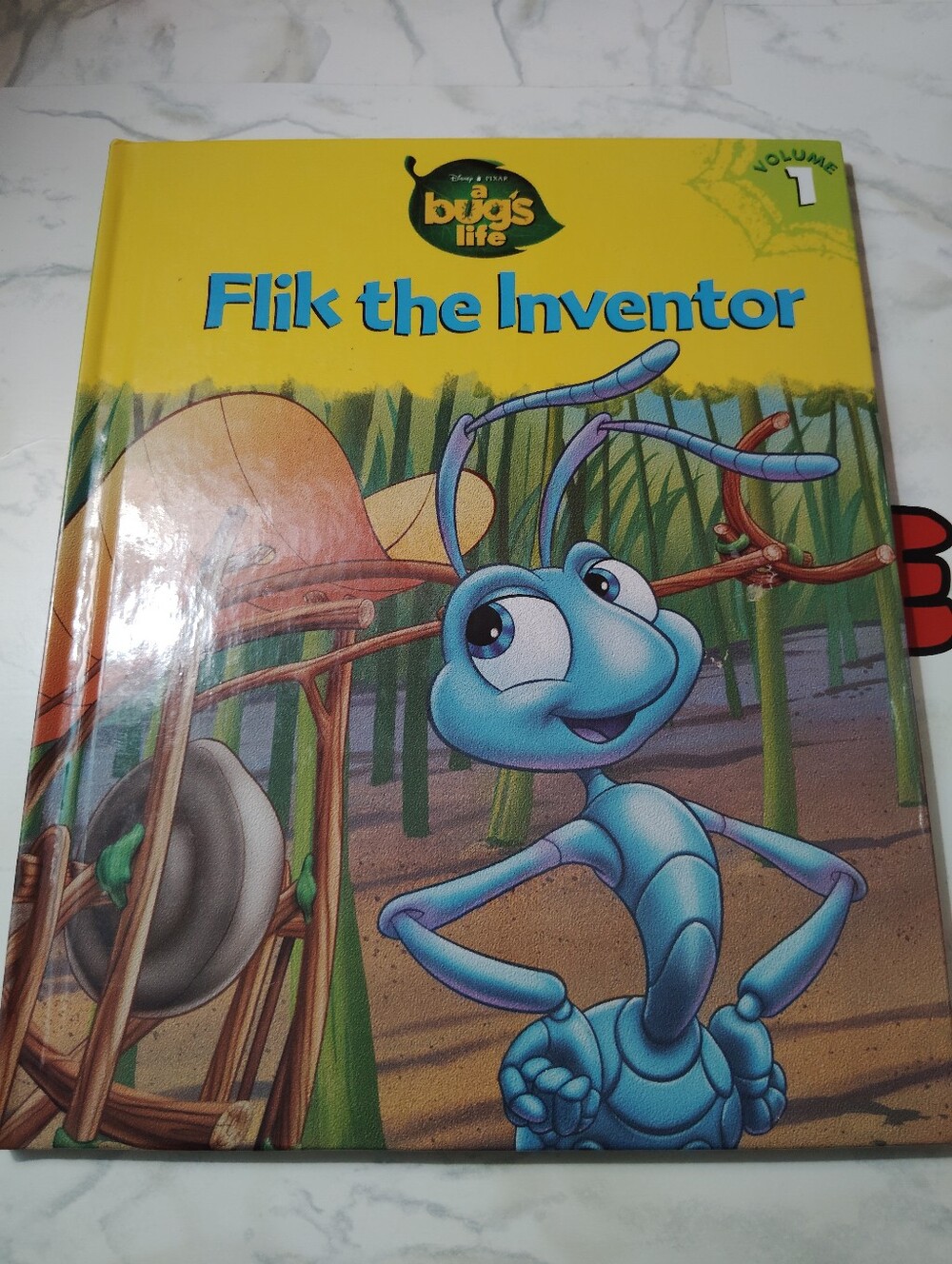 Disney Flik the Inventor Hardcover - Yellow & Blue